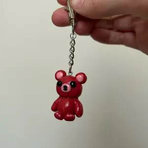 Red Bear Keychain
