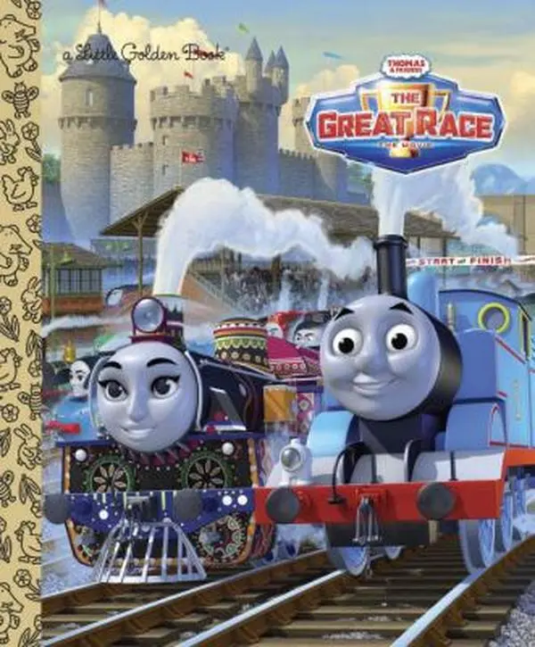 USED Book - Thomas & Friends the Great Race (Thomas & Friends) by Golden Books (Hardcover) - english
