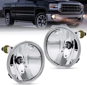 Nilight Fog Light Assembly Compatible with 2007 2008 2009 2010 2011 2012 2013 Chevy Avalanche Suburban Tahoe GMC Yukon Acadia Ford Mustang Pontiac 2015 2016 2017 Silverado Colorado H16 Bulbs