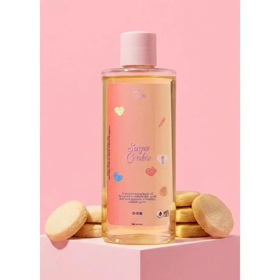 Suga Cookie Body Nectar - Silky, Sunflower Blend Fragrance - Long Lasting Hydrating Nectar in Yellow Tube
