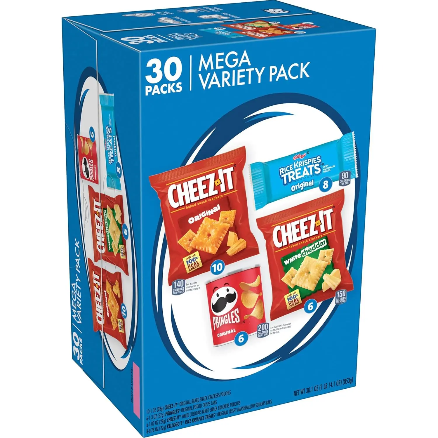 Snacks, Lunch Mega Pack, Variety 30.1oz Box (30 Packs)