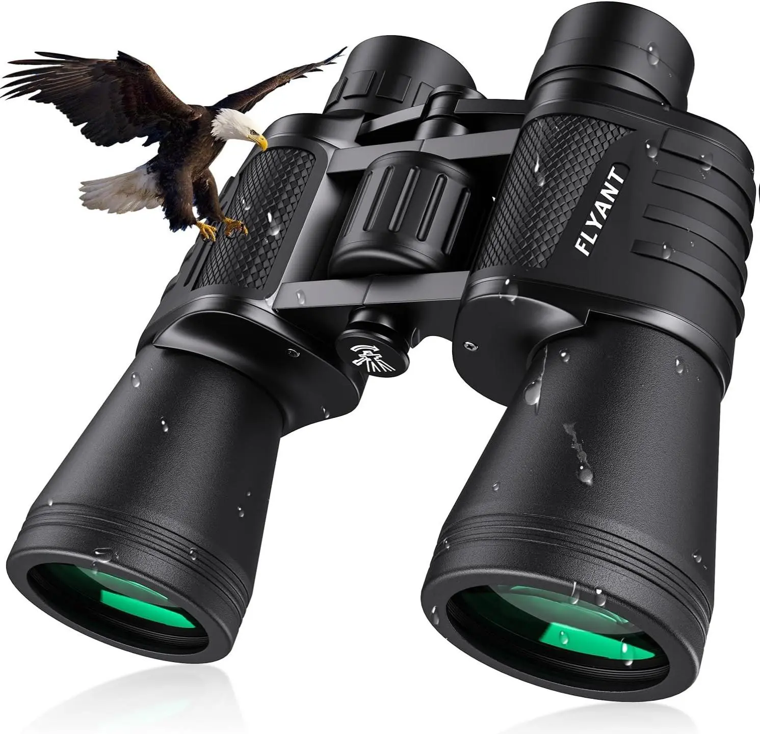 20x50 High Powered Waterproof Binoculars for Adults Compact Low Light Vision Optics for Bird Watching Hunting Camping Travel Hiking Sports and Stargazing Great Holiday Gift for Men