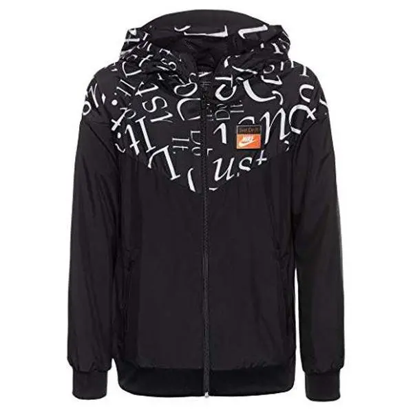 Nike Windrunner Jacket J Giubbotto Nero Da Bambino boys Jackets