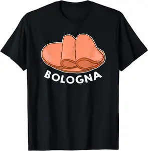100% Cotton Bologna Sandwich Meat Funny Gift T-Shirt