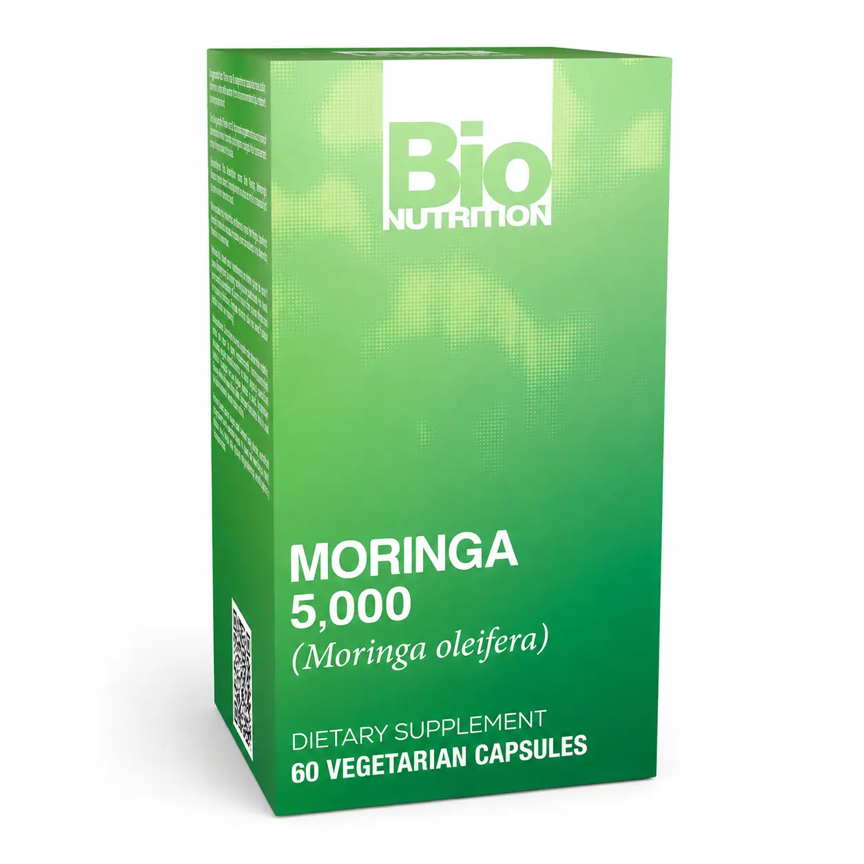 Bio Nutrition Moringa Dietary Supplement, 5000mg, 60 Vegetarian Capsules, Complete Green Superfood Supplement