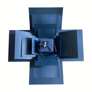 Explosion DIY Surprise Gift Box Set, Mother's Day Father's Day Gift, Handmade Scrapbook Album, Perfect for Birthday Valentine's Anniversary Wedding