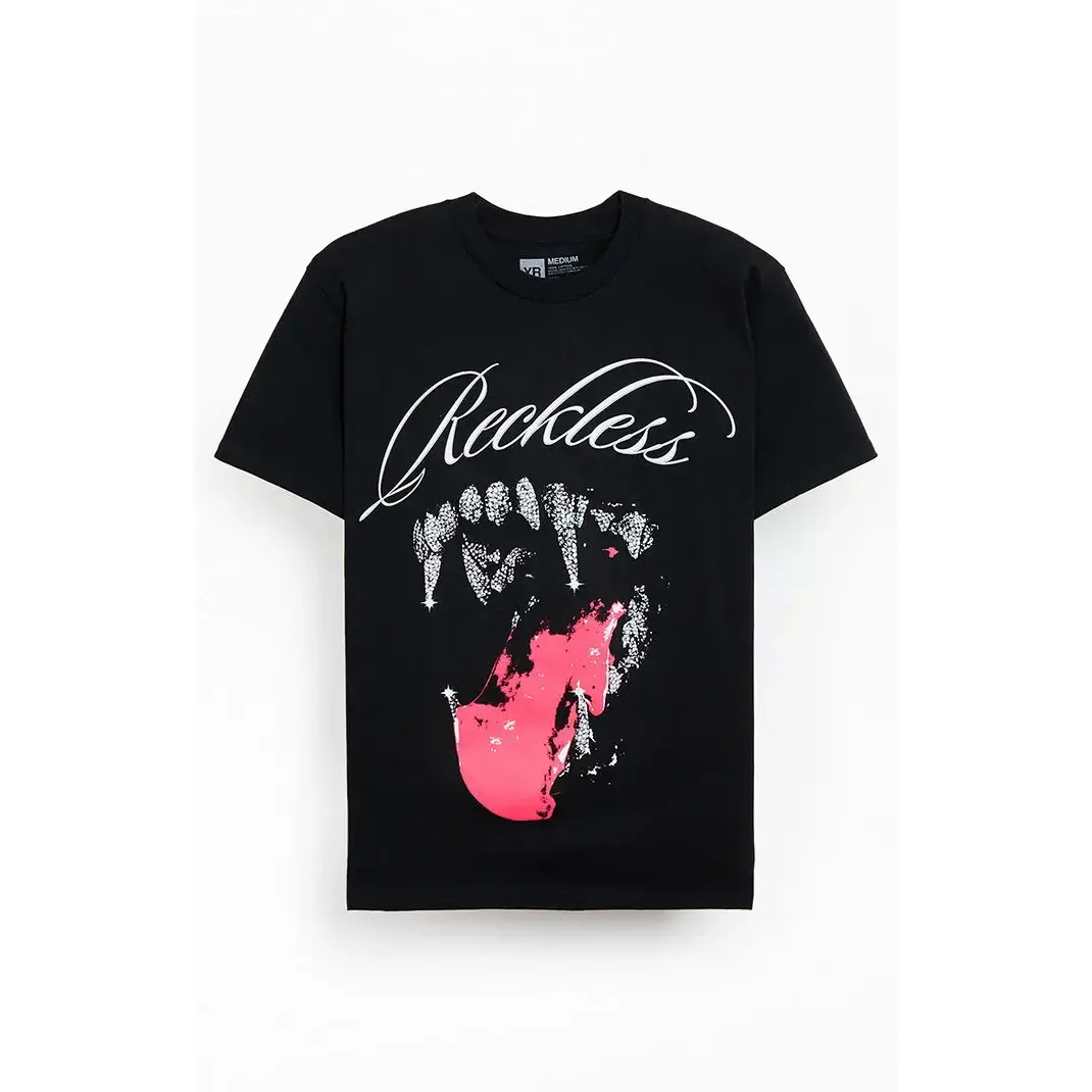 Young & Reckless Men's Chrome Kiss T-Shirt - Multicolor