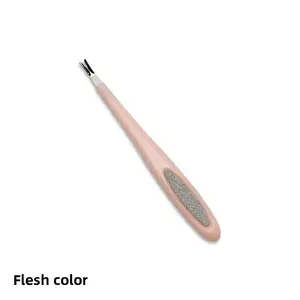 Professional Nail Art Tools, U-Type Cuticle Pusher, Dual-Use Nail File, Removes Ingrown Nails, Ideal for Manicure & Pedicure