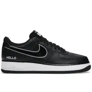 Nike Men's Air Force 1 Low '07 LX Hello Black, from StockX