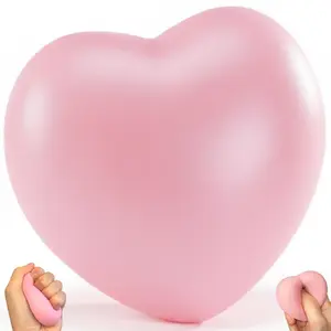 Valentines Gift for Girls, Squishy Toys Pink Heart Slow-Rising Stress Relief Fidget Sensory Toy for Focus & Calming, Fine Motor Skills, Autism & ADHD Support