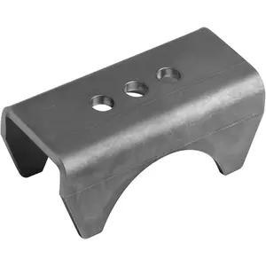 2 Pack Trailer Axle Spring Perch Seats Fits 3-1/4" (3.25" OD) Tube, Saddle Leaf Spring Hanger, 1/4" Thick