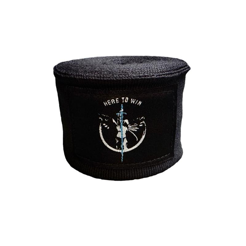 Harbinger MMA Handwraps 5m - Breathable, Flexible, Lightweight Combat Gear with "HERE TO WIN" Design