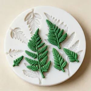 Realistic fern leaf silicone mold, perfect for injection molding resin, perfect for projects involving resin crafts, clay, wax, and gypsum. Very suitable for making handmade decorations and enhancing gifts, Handcraft, Handicraft