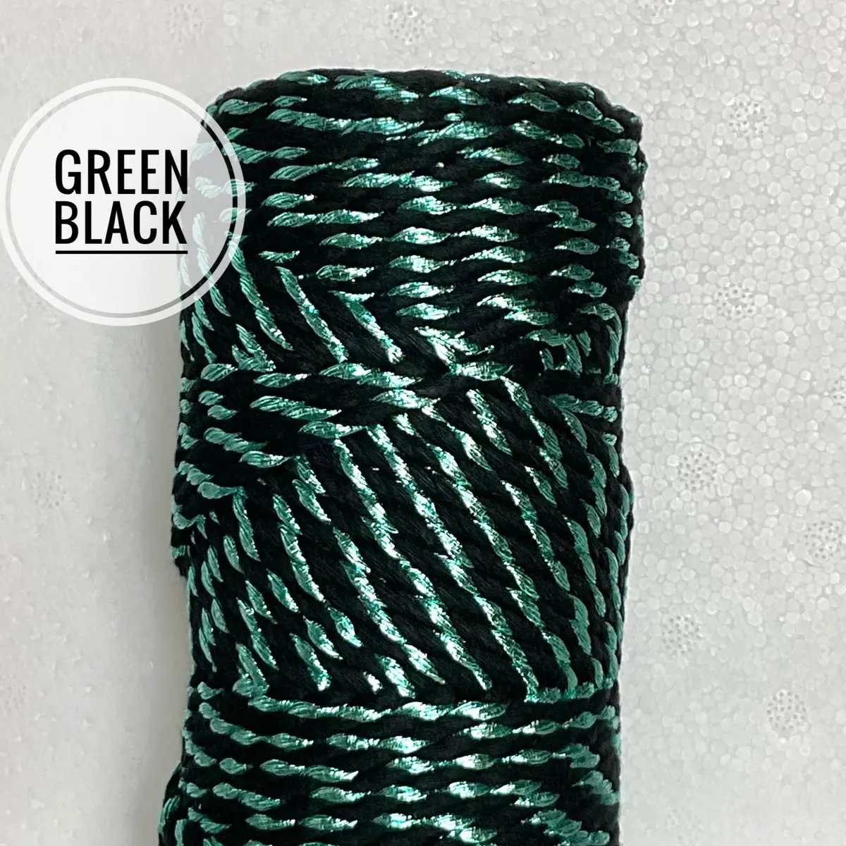 Metallic Macrame Rope | 3mm Metallic Rope | 141 Feet | Rose Gold Rope | 3mm blended rope | Metallic Cotton Blended Rope | Macrame Rope
