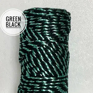 Metallic Macrame Rope | 3mm Metallic Rope | 141 Feet | Rose Gold Rope | 3mm blended rope | Metallic Cotton Blended Rope | Macrame Rope