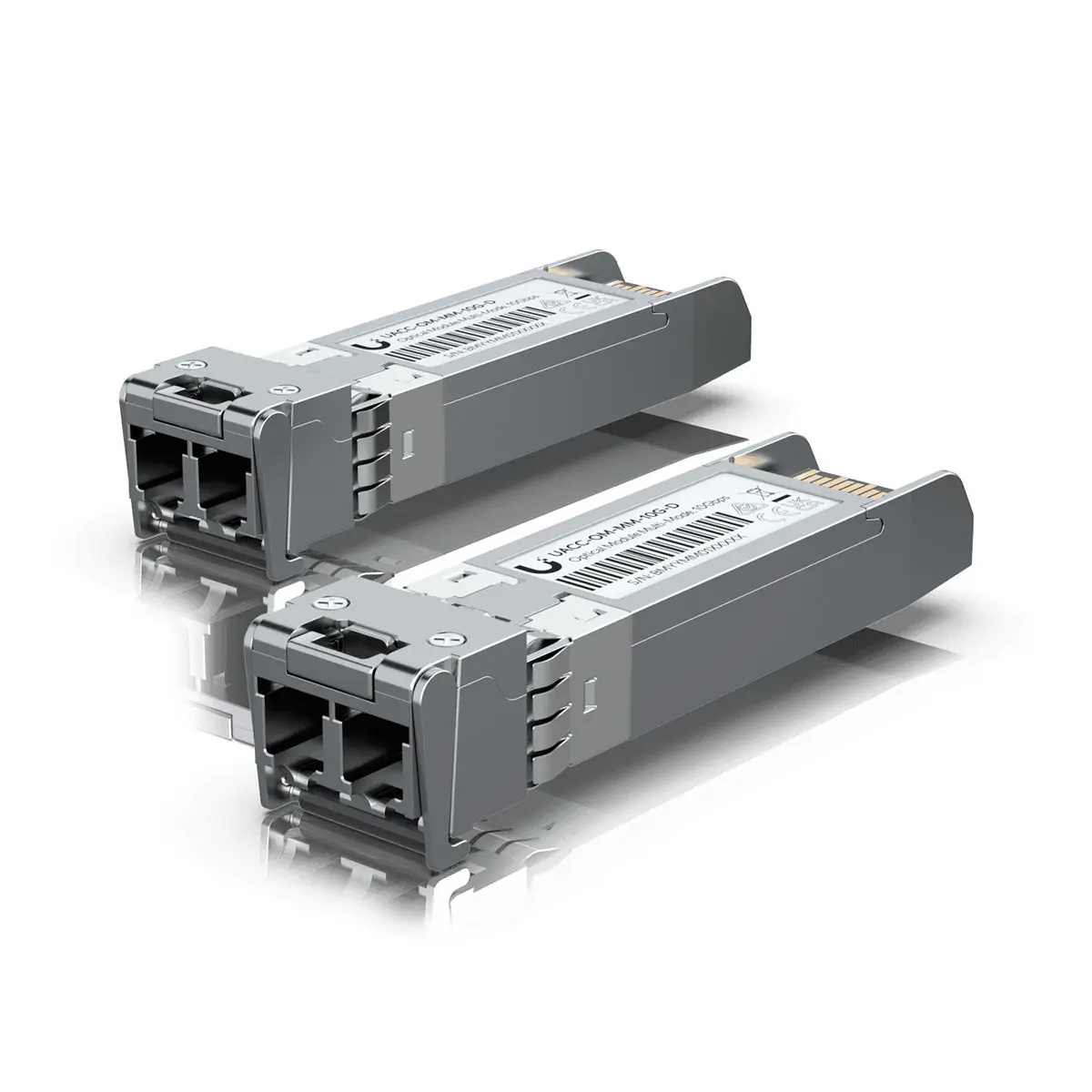 Ubiquiti Networks 10Gbps LC Multi-Mode SFP+ Optical Transceiver, 2-Pack