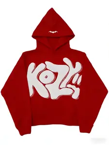 Y2K Hoodies Men's Autumn Winter Fashion Bat Design Long Sleeve Graphic Hoodie Streetwear Casual Menswear Comfortable Heated Jacket Cold Weather Outfit