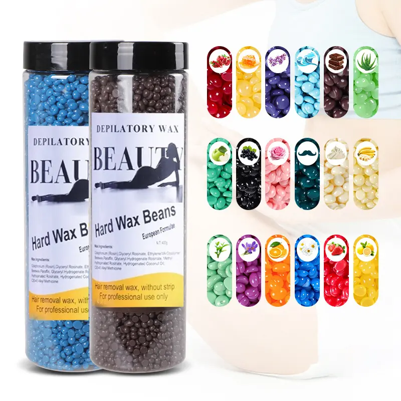 Hard Wax Beads for Hair Removal – for Coarse Hair Formula – Face, Brazilian, Underarms, Back Chest, Bikini Waxing , 14 Ounce Refill for Wax Warmers