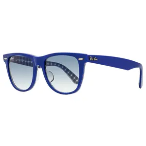Ray-Ban Low Bridge Fit Sunglasses RB2140F 13193F Blue 54mm