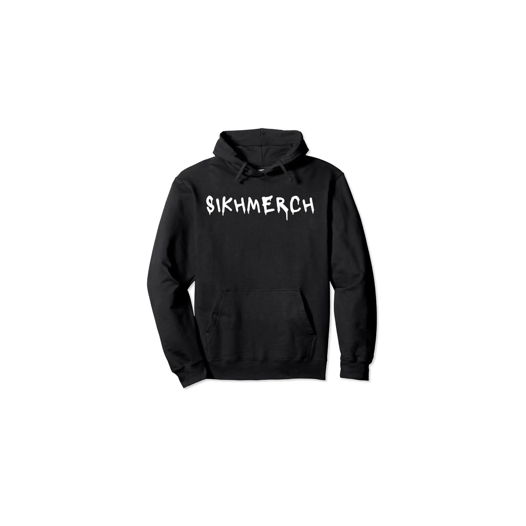 SikhMerch Logo Pullover Hoodie Menswear Sleeve Menswear Sleeve Classic Hem Polyester Sweaters