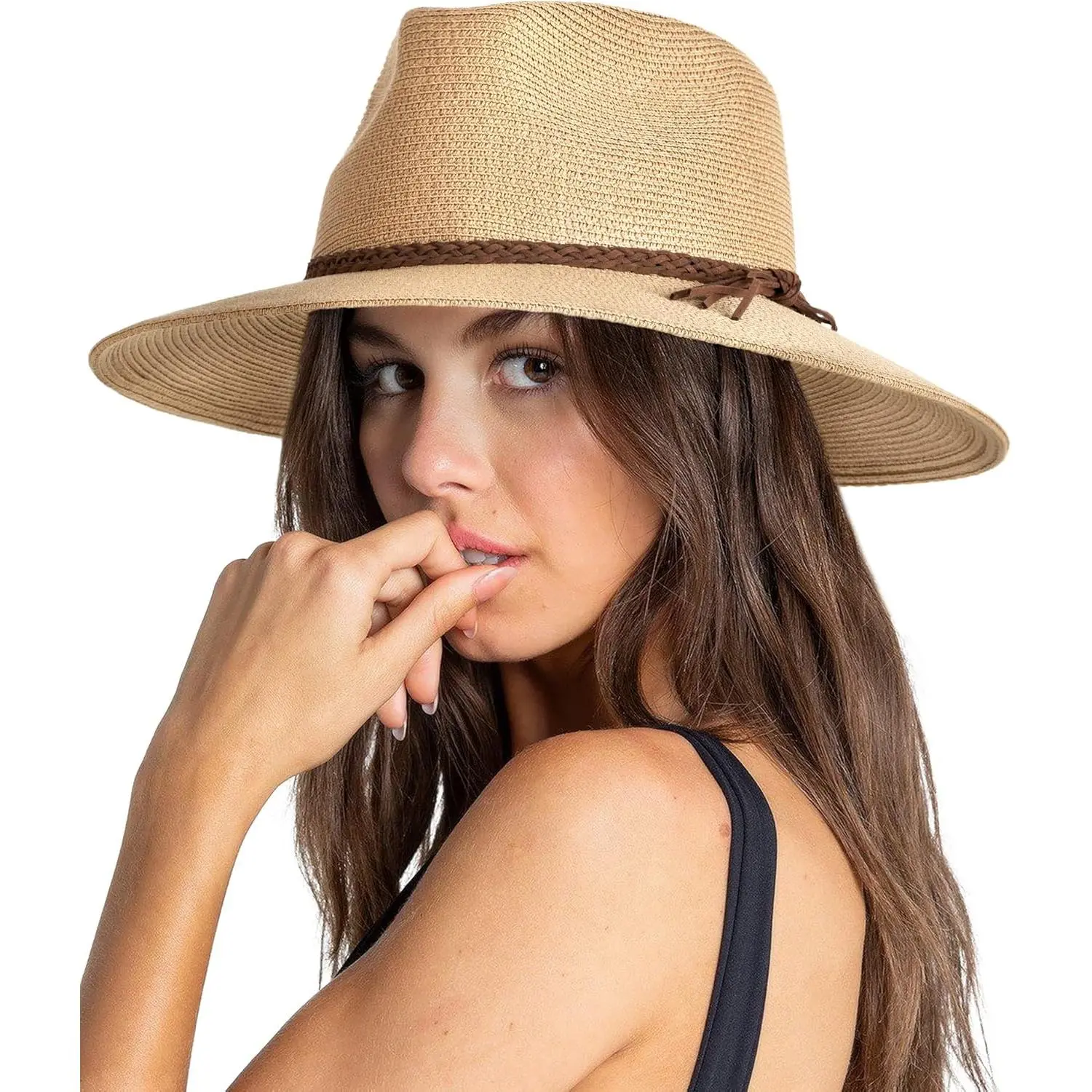 FURTALK Sun Hats for Women Summer Wide Brim UV UPF 80+ 