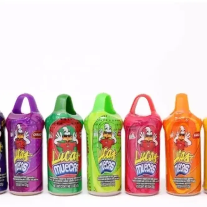 Lucas Muecas Surtido Mango/Pepino/Sandia/Cereza/Chamoy (10pcs) Snack - Bubblegum