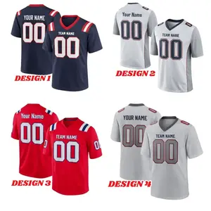 Personalized Football Patriots Jersey, Custom Professional Team New England Football Jersey Collection, England Fan Gift