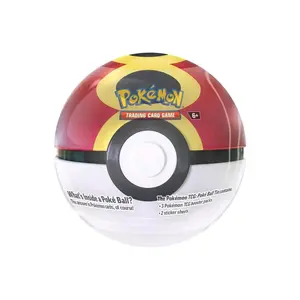 PokeBall Tin (Includes 3 Random Booster Packs, 2 stickers)