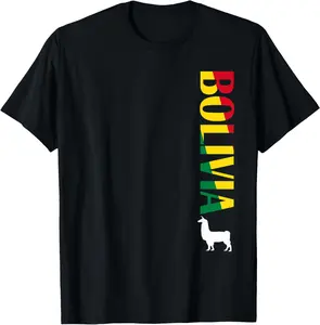 100%cotton Bolivia Shirt - Bolivian Llama Soccer shirt Men Women Kids T-Shirt
