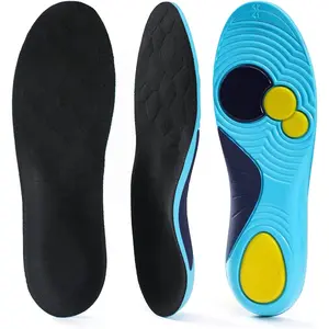 Premium Arch Support Insole with Gel Pad - Shock Absorb Insoles Relief Plantar Fasciitis - Comfort Inserts Customizable Size for for Men and Women, Shoe