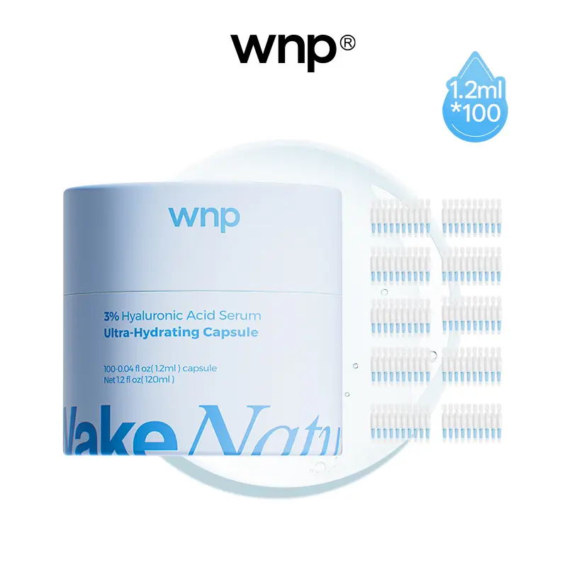 [WNP Official] Ultra-Hydrating Serum – Vegan | 4D Hyaluronic Acid Tubes × 100 | Hydrating | 3% Hyaluronic Acid for Glass Skin | Single-Use Vials | Comforting Hyaluronic Acid Skincare summerwins