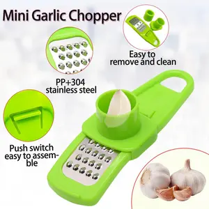 Angel's Peel Lounge Premium Garlic Mincer & Onion Chopper - Easy Squeeze, Dishwasher Safe, Space-Saving Kitchen Utensil for Quick Prep & Cleanup