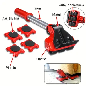 Moving Tool, Home Heavy Lifting Device, Multi-Functional Portable Gear, Energy-Saving Moving Aid, Metal Alloy Transport Tool