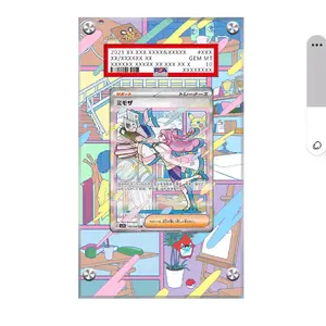 [Display Case]Pokemon Violet ex sv1v Miriam #105/078 SAR, Scarlet & Violet sv1 EN 251/198 - Extended Art Pokemon "PSA" Graded Card Display Case