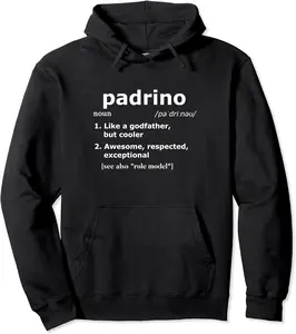 Funny Padrino Spanish Gifts For Godfather From Godchild Pullover Hoodie - Alexanderdu Shop 89B0C17QD5RF