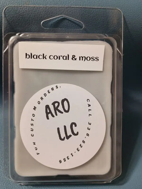 "Black Coral & Moss" Scented Wax Melts Breakaway Tarts-Fragrance Wax Product