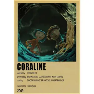 Coraline Vintage Movie Poster