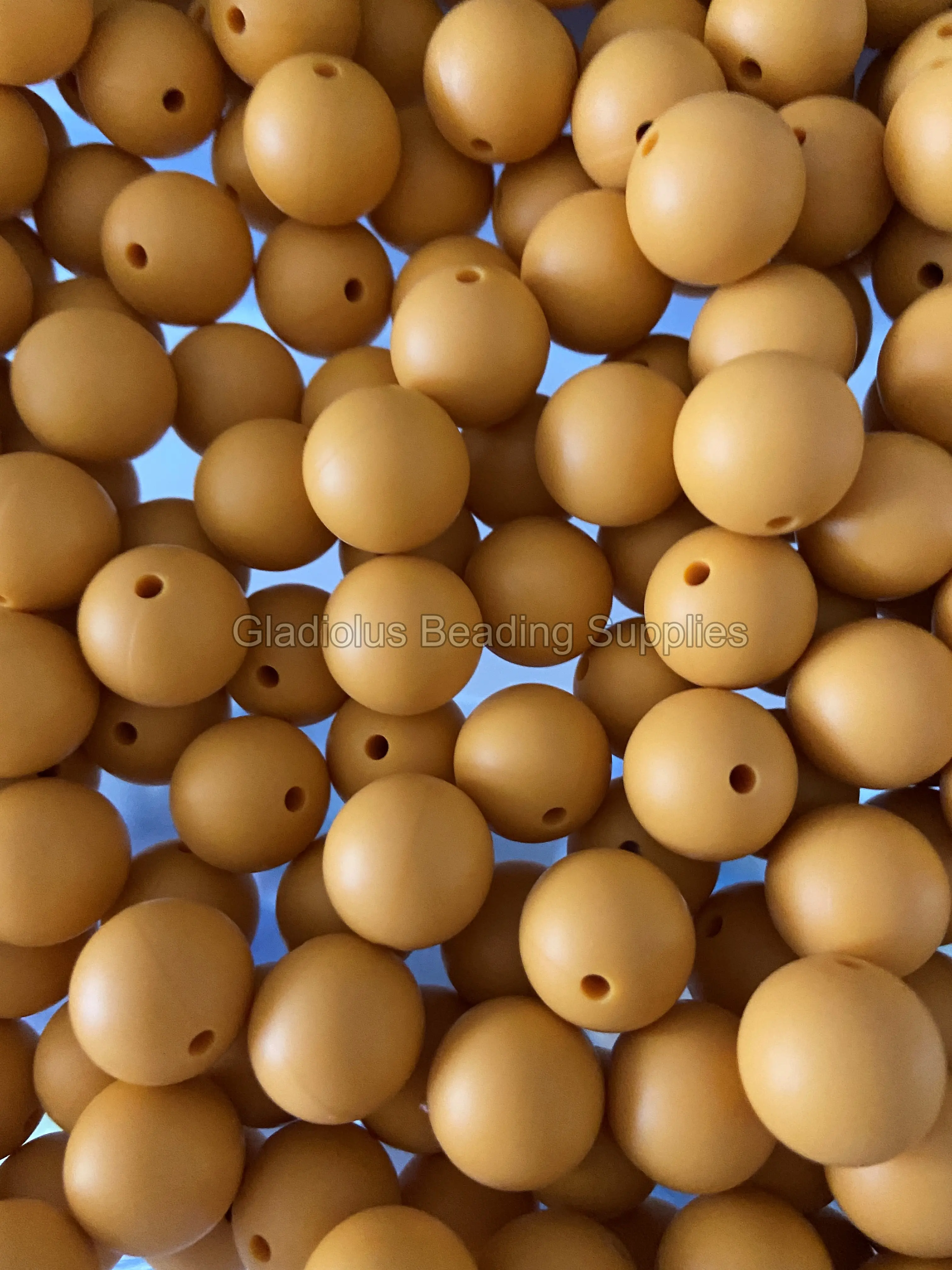 15mm Mango Silicone Beads, Round, Solid Color, DIY Pens, DIY keychain, Loose