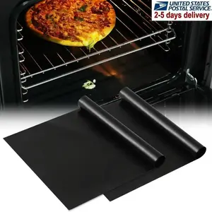 2-Pack Non-Stick Oven Liners, BPA and Pfoa Free Baking Mats, Compatible with Electric, Gas, and Convection Ovens