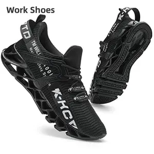 Men's Safety  Steel Toe Protection   Anti-smashing Anti-puncture Anti-slip Labor Protection  Casual Fashion Sports  Four Seasons Breathable Lightweight Wear-resistant Construction Decoration  Men's Durable indestructible shoe healthcare worker