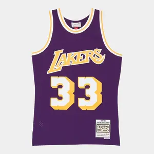 Mitchell & Ness 1983-84 Kareem Abdul-Jabbar Los Angeles Lakers Swingman Jersey Purple Multi