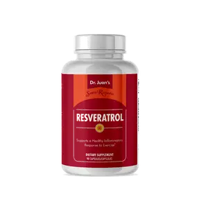 Santo Remedio Resveratrol, Supports Cardiovascular Health*, Dietary Supplement, Vegetarian, No Artificial Colors, No Artificial Flavors, 200 mg, 90 Capsules