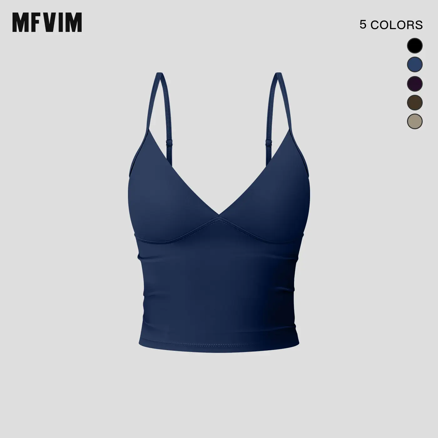 MFVIM Women’s V-Neck Backless Thin Strap Cropped Yoga Tank Top - Women's Clothes, Sporty Chic, Nude Skin-Friendly Fabric, Built-In Chest Pads for Shaping, Sports Camisole,back to school,back to school haul