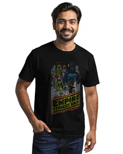 Star Wars T-Shirt Men's The Empire Strikes Back Throw Back Design Adult Tee