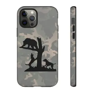 Camo Bear Hunting Tough Cases, iphone  16 15 14 13 12 11