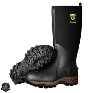 Rubber Neoprene Boots Men And Women, Waterproof Sturdy 6mm Neoprene Boot, Rain Boot Hunting Boot Arctic Outdoor Boot（Black, Brown & Next Camo G2）