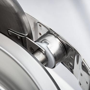 [FLASH SALE | ROVSUN ] 6 QT Roll Top Round Silver Chafing Dish Buffet Set with Visible Window