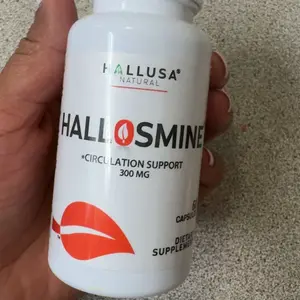 Product Review of HALLUSA NATURAL HALLOSMINE 300 Mg Diosmin Circulation 60 Capsules Gluten-Free Organic GMO-Free Sugar-Free Supplement for Healthy Circulation & Veins Health Made in USA Dietary from M**3