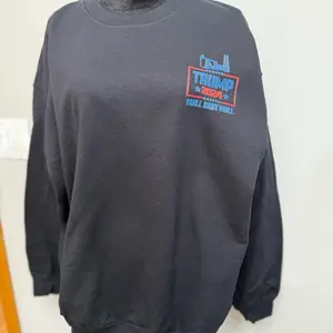 Trump 2024 Drill Baby Drill Sweatshirt with Graphic Design and Classic Fit
