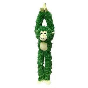 Petlou Green Monkey Plush Dog Toy 28"